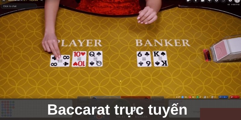 Baccarat Trực Tuyến - Game Săn Thưởng Đáng Trải Nghiệm 1 Phiên bản game với phòng live chân thật thu hút người chơi