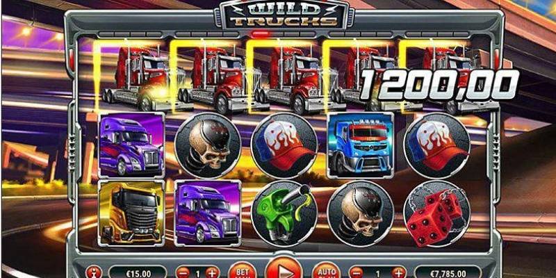 Sảnh Funky Games - Thiên Đường Của Các Trò Chơi Nổ Hũ 3 Chinh phục slot Wild Trucks đầy sự kịch tính