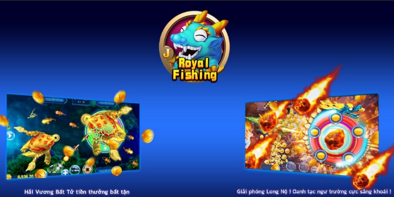 Bắn Cá Royal Fishing - Game Đổi Thưởng Trực Tuyến Hấp Dẫn 2 Tính năng cùng vũ khí trong bắn cá Royal Fishing