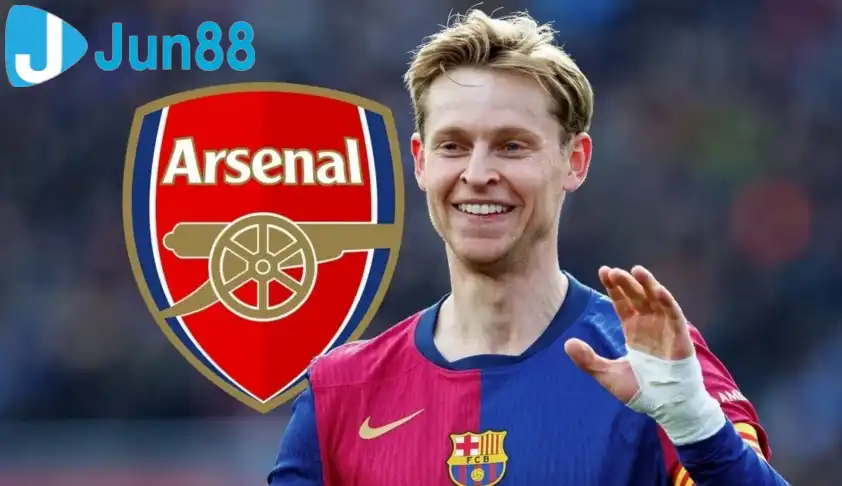 Arsenal coi De Jong là mảnh ghép lý tưởng để tăng cường sức sáng tạo tuyến giữa Arsenal coi De Jong là mảnh ghép lý tưởng để tăng cường sức sáng tạo tuyến giữa