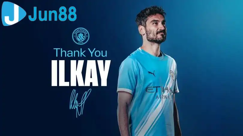 Man City chia tay Gundogan. (Ảnh: Man City) Man City chia tay Gundogan. (Ảnh: Man City)