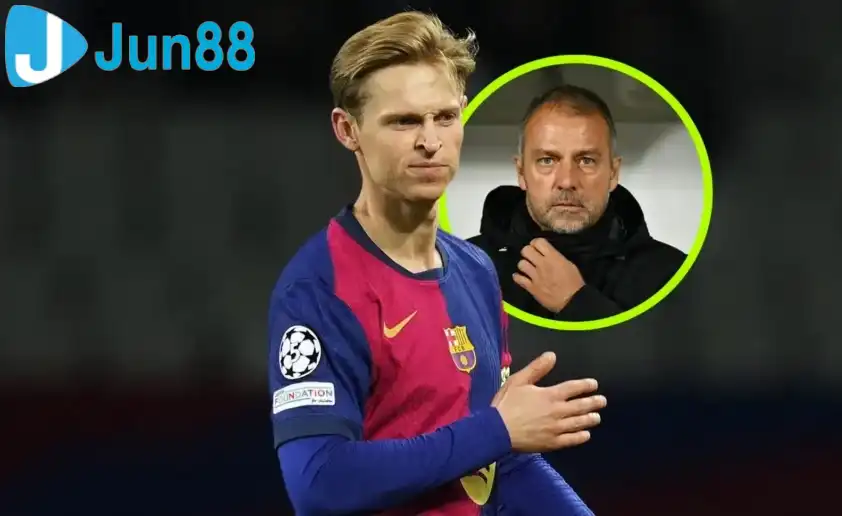 De Jong là quân bài chiến lược quan trọng trong đội hình của Flick