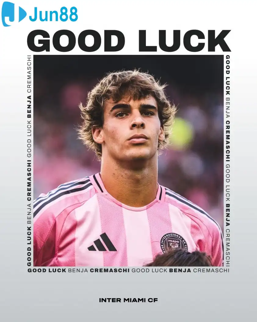Benjamin Cremaschi chia tay Inter Miami để đến Parma (Ảnh: Trang chủ CLB). Benjamin Cremaschi chia tay Inter Miami để đến Parma (Ảnh: Trang chủ CLB).