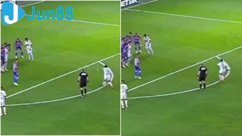 Neymar thể hiện sự lọc lõi với pha sút phạt hai nhịp Neymar thể hiện sự lọc lõi với pha sút phạt hai nhịp