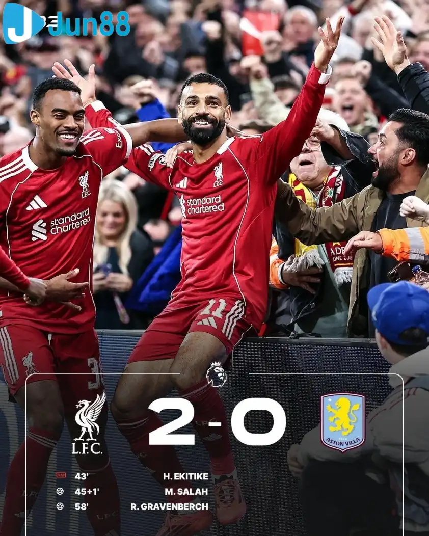 Salah và Gravenberch tỏa sáng, mang về chiến thắng cho Liverpool (Ảnh: 433). Salah và Gravenberch tỏa sáng, mang về chiến thắng cho Liverpool (Ảnh: 433).